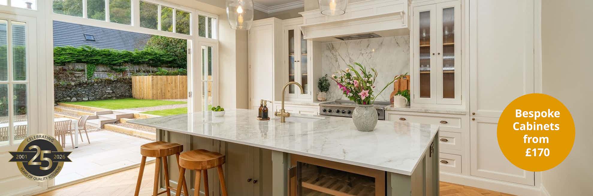 herowiderwithorangewith25th Handmade Kitchens - Hero Image